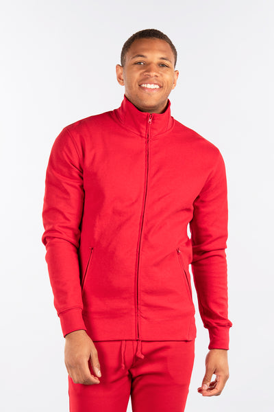 MLB LOS ANGELES ANGELS CLASSIC MEN'S TRACK JACKET (RED)