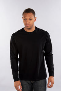 Fitted Long Sleeve Shirt, Crew