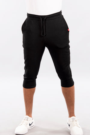 Jogger Shorts, 3/4 Length, Performance Fleece
